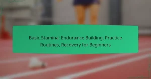 Basic Stamina: Endurance Building, Practice Routines, Recovery for Beginners