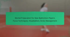 Mental Preparation for New Badminton Players: Focus Techniques, Visualization, Stress Management